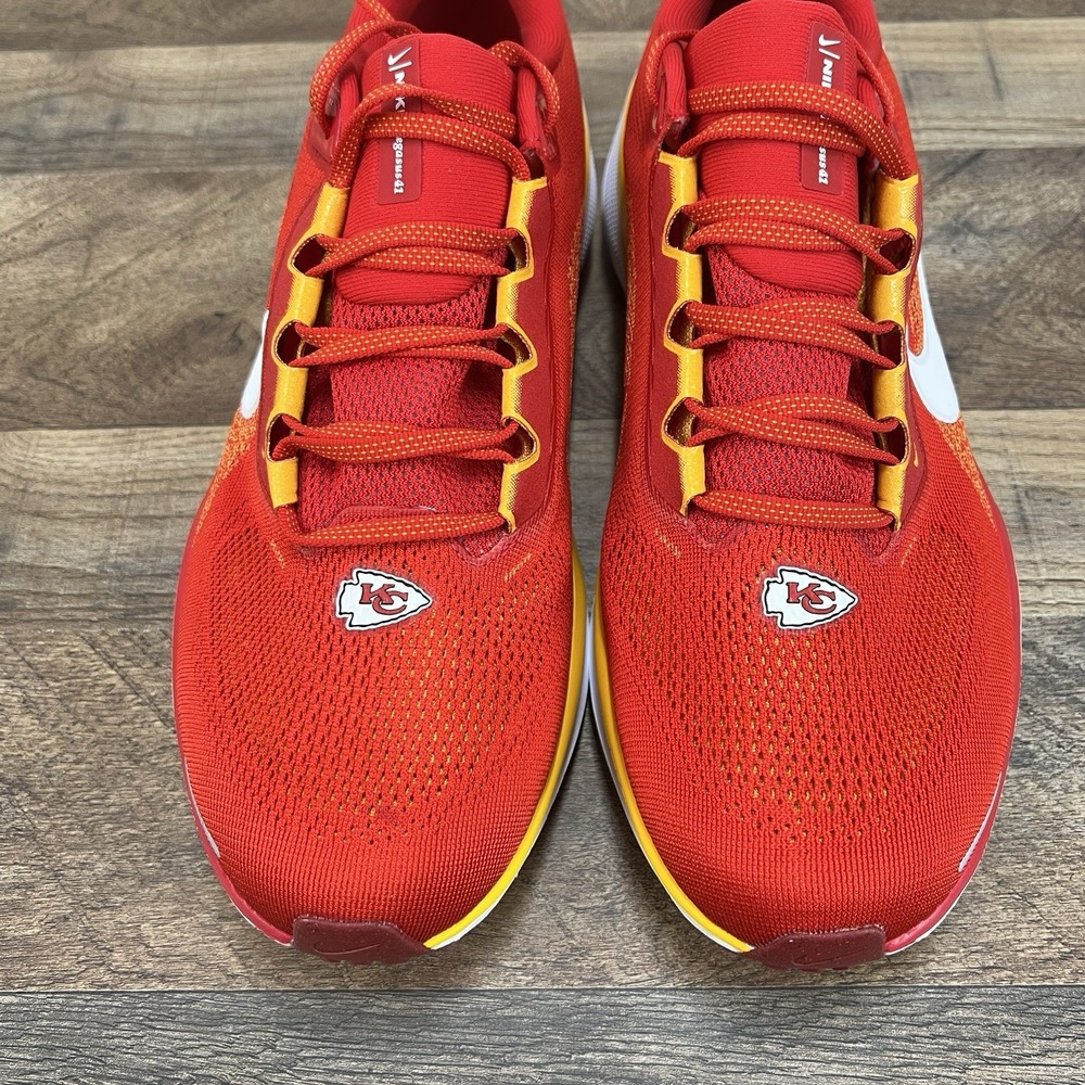 Nike Kansas City Chiefs NFL Air Zoom Pegasus 41 nby FZ5079-600 Shoe Men Sz 12 - Picture 5 of 9